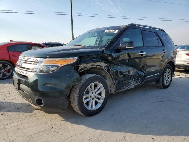 1FM5K8D84DGC59002 - 2013 FORD EXPLORER XLT GREEN photo 1