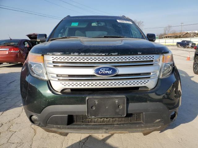 1FM5K8D84DGC59002 - 2013 FORD EXPLORER XLT GREEN photo 5