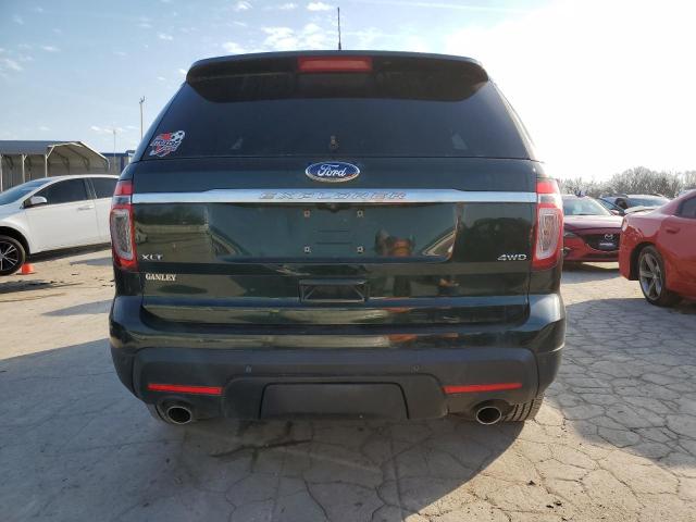 1FM5K8D84DGC59002 - 2013 FORD EXPLORER XLT GREEN photo 6