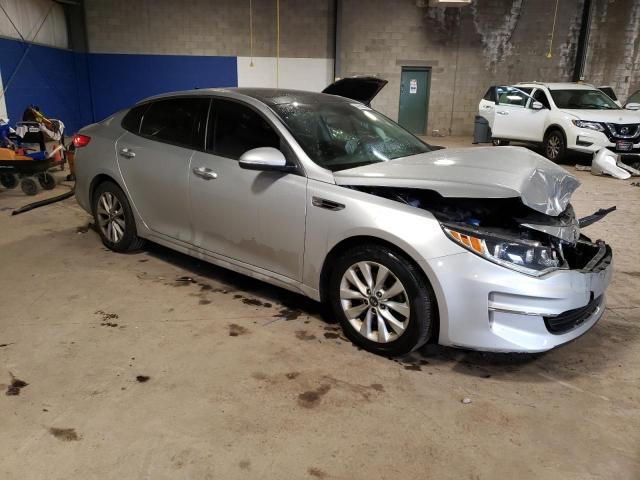 5XXGU4L38HG145541 - 2017 KIA OPTIMA EX SILVER photo 4