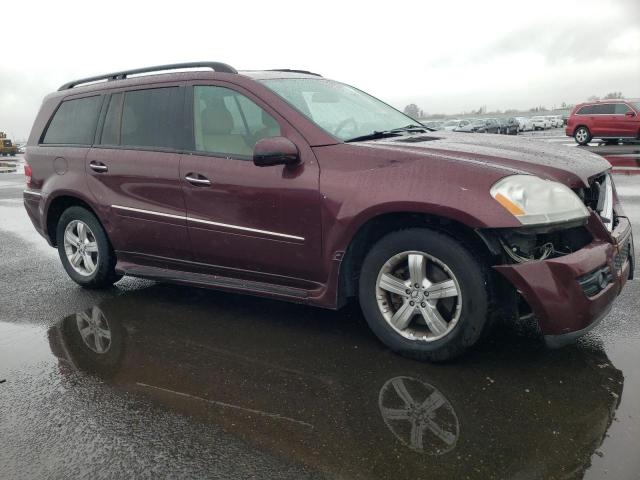 4JGBF71E57A218056 - 2007 MERCEDES-BENZ GL 450 4MATIC MAROON photo 4