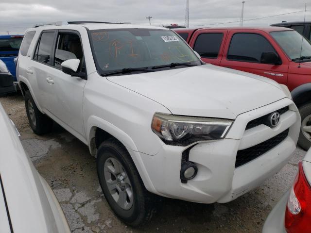 JTEZU5JR1E5068741 - 2014 TOYOTA 4RUNNER SR5 WHITE photo 1