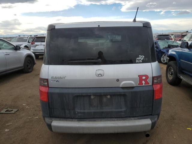 5J6YH28358L003535 - 2008 HONDA ELEMENT LX SILVER photo 6