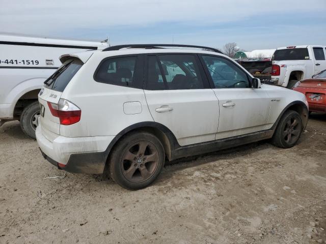 WBXPC93437WF10462 - 2007 BMW X3 3.0SI WHITE photo 3