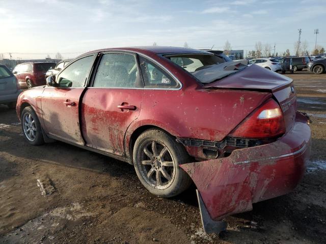 1FAHP28107G127555 - 2007 FORD FIVE HUNDR LIMITED RED photo 2