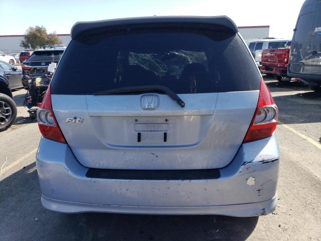 JHMGD38698S057499 - 2008 HONDA FIT SPORT BLUE photo 6