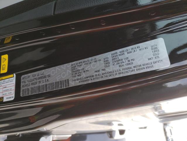 1C4JJXP61MW686184 - 2021 JEEP WRANGLER U SAHARA 4XE BLACK photo 13