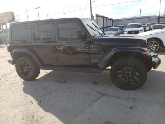 1C4JJXP61MW686184 - 2021 JEEP WRANGLER U SAHARA 4XE BLACK photo 4