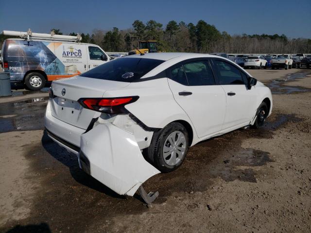 3N1CN8DV2LL903747 - 2020 NISSAN VERSA S WHITE photo 3