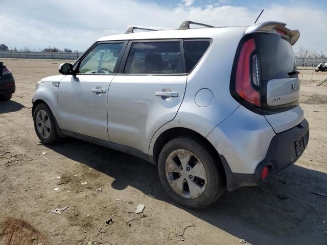 KNDJN2A21F7805457 - 2015 KIA SOUL SILVER photo 2