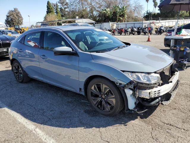 SHHFK7H7XJU432630 - 2018 HONDA CIVIC EXL ნაცრისფერი ფოტო 4