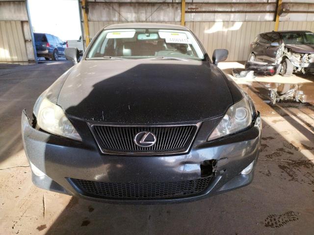 JTHBK262X72043877 - 2007 LEXUS IS 250 GRAY photo 5