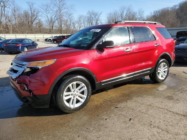 1FM5K8D86FGC15084 - 2015 FORD EXPLORER XLT RED photo 1