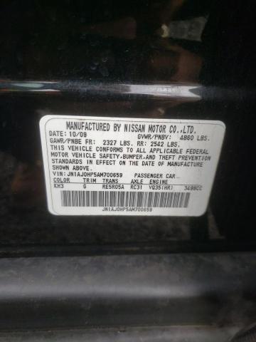 JN1AJ0HP5AM700659 - 2010 INFINITI EX35 BASE 黑色 照片 12