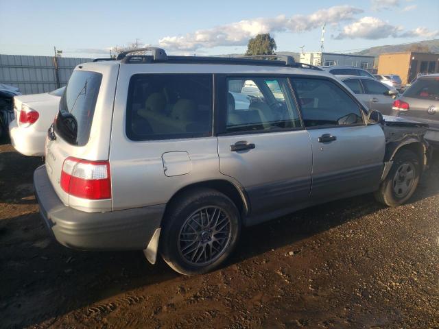 JF1SF63532H714281 - 2002 SUBARU FORESTER L GRAY photo 3