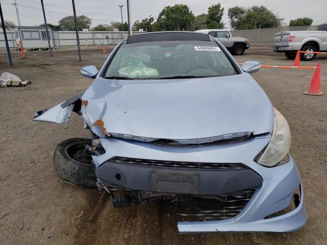 KMHEC4A49CA040061 - 2012 HYUNDAI SONATA HYBRID BLUE photo 5