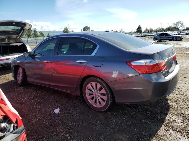 1HGCR2F83EA175521 - 2014 HONDA ACCORD EXL GRAY photo 2