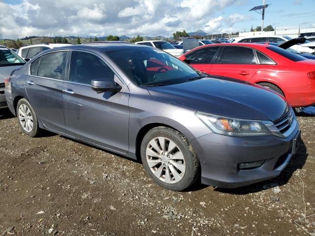 1HGCR2F83EA175521 - 2014 HONDA ACCORD EXL GRAY photo 4