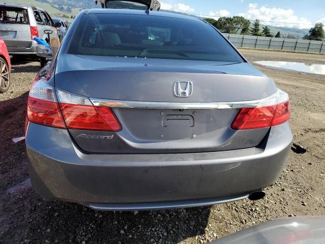 1HGCR2F83EA175521 - 2014 HONDA ACCORD EXL GRAY photo 6