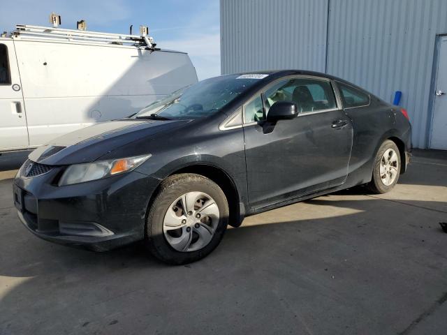 2HGFG3B52DH523264 - 2013 HONDA CIVIC LX BLACK photo 1