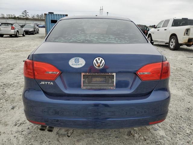 3VW2K7AJ4EM335914 - 2014 VOLKSWAGEN JETTA BASE BLUE photo 6