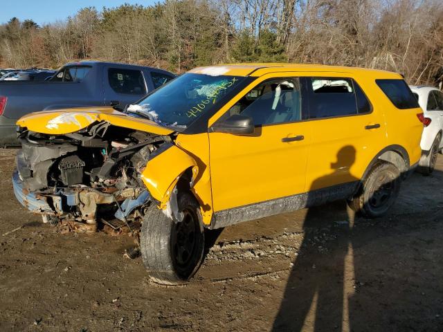 1FM5K8AR5DGA38666 - 2013 FORD EXPLORER POLICE INTERCEPTOR 黄色 照片 1