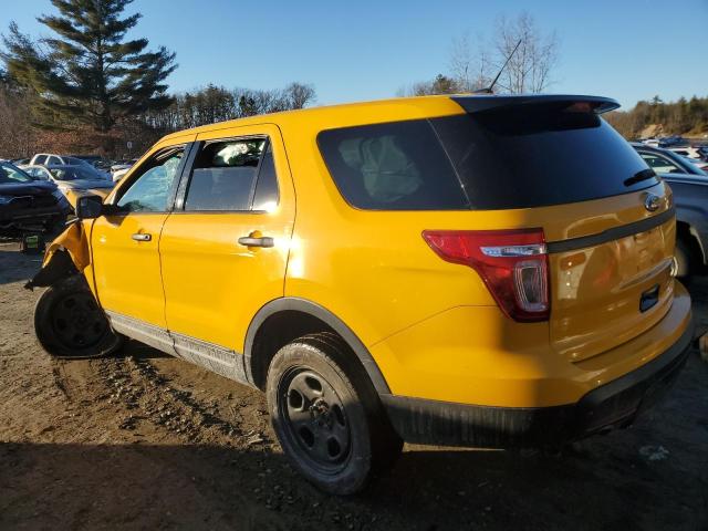 1FM5K8AR5DGA38666 - 2013 FORD EXPLORER POLICE INTERCEPTOR 黄色 照片 2