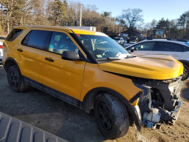 1FM5K8AR5DGA38666 - 2013 FORD EXPLORER POLICE INTERCEPTOR 黄色 照片 4