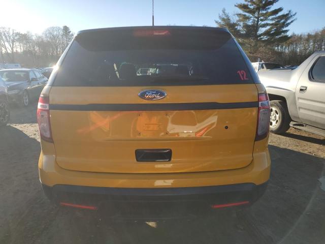 1FM5K8AR5DGA38666 - 2013 FORD EXPLORER POLICE INTERCEPTOR 黄色 照片 6