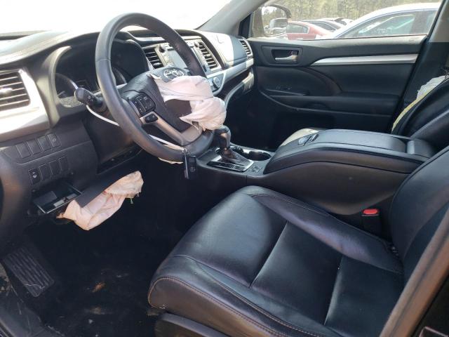 5TDKKRFH0GS502874 - 2016 TOYOTA HIGHLANDER XLE BLACK photo 7