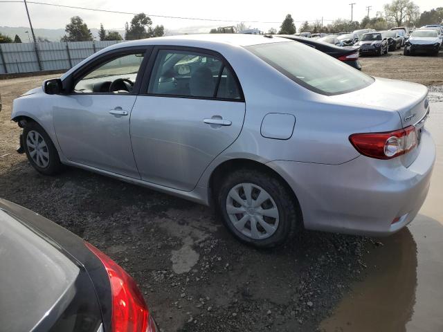 JTDBU4EE4B9140351 - 2011 TOYOTA COROLLA BASE SILVER photo 2