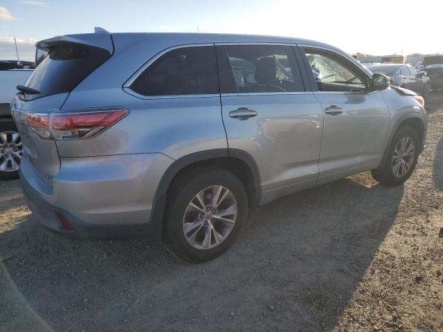 5TDBKRFH3ES009963 - 2014 TOYOTA HIGHLANDER LE SILVER photo 3