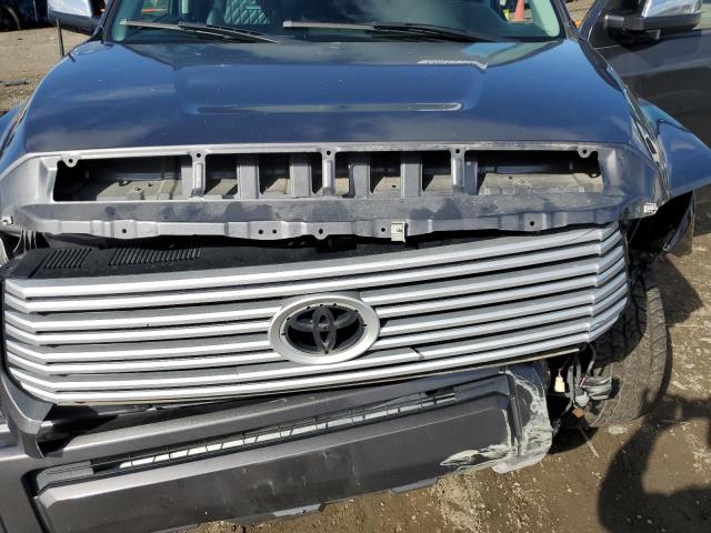 5TFGY5F14EX148073 - 2014 TOYOTA TUNDRA CREWMAX PLATINUM ნაცრისფერი ფოტო 11