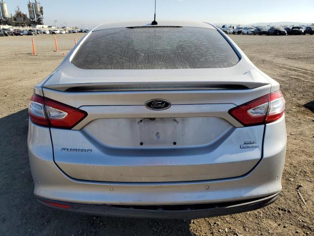 3FA6P0HDXER142284 - 2014 FORD FUSION SE SILVER photo 6