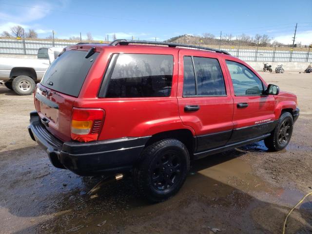 1J4GX48S33C569266 - 2003 JEEP GRAND CHER LAREDO RED photo 3