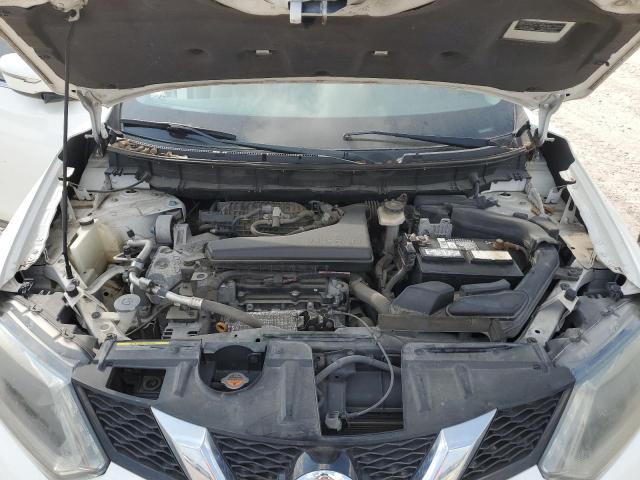 5N1AT2MT1FC849844 - 2015 NISSAN ROGUE S WHITE photo 12