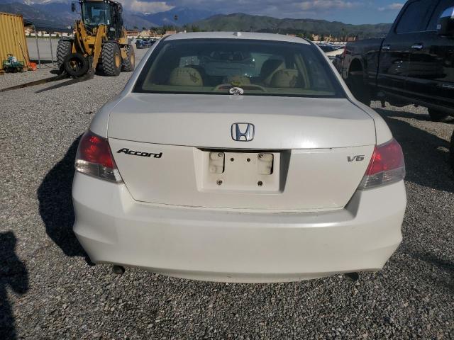 1HGCP36808A079104 - 2008 HONDA ACCORD EXL WHITE photo 6