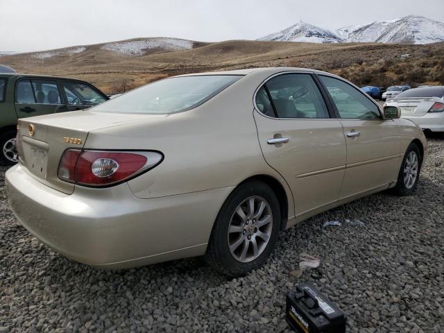 JTHBA30G745012481 - 2004 LEXUS ES 330 GOLD photo 3