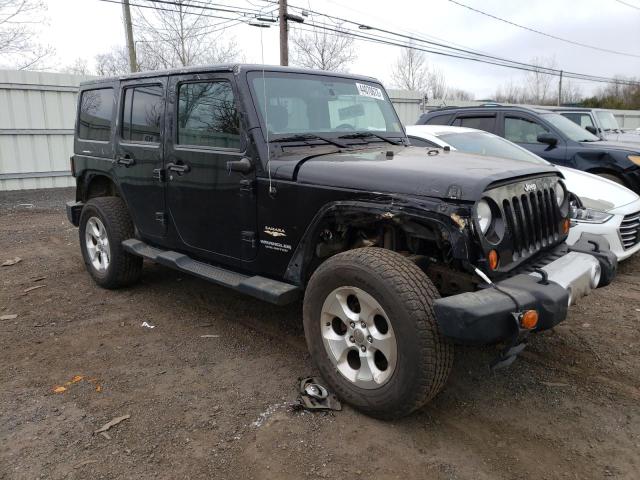 1C4BJWEGXDL656628 - 2013 JEEP WRANGLER U SAHARA BLACK photo 4