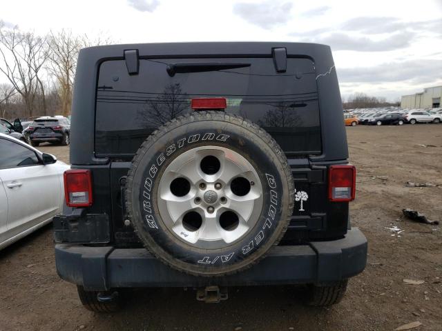 1C4BJWEGXDL656628 - 2013 JEEP WRANGLER U SAHARA BLACK photo 6