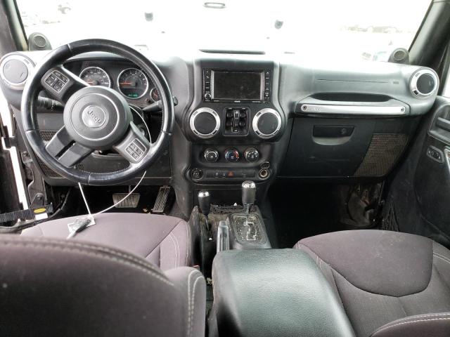 1C4BJWEGXDL656628 - 2013 JEEP WRANGLER U SAHARA BLACK photo 8