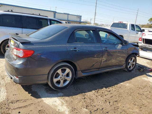 2T1BU4EE3DC060682 - 2013 TOYOTA COROLLA BASE GRAY photo 3