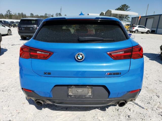 WBXYN1C53KEF29360 - 2019 BMW X2 M35I BLUE photo 6