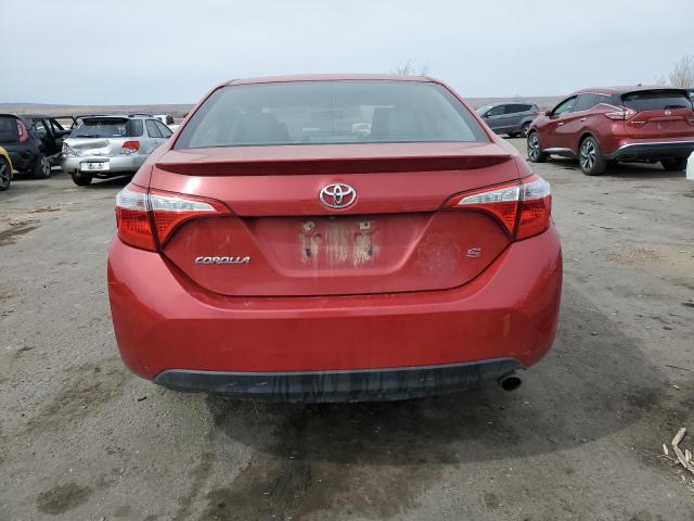 5YFBURHE6EP102532 - 2014 TOYOTA COROLLA L RED photo 6