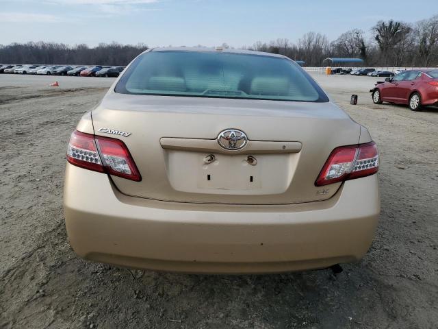 4T1BF3EK1BU206700 - 2011 TOYOTA CAMRY BASE GOLD photo 6