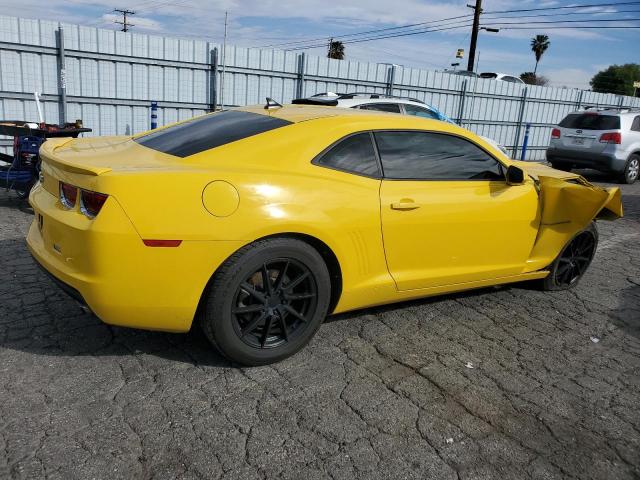 2G1FA1E3XD9207922 - 2013 CHEVROLET CAMARO LS YELLOW photo 3