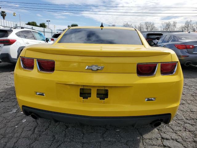 2G1FA1E3XD9207922 - 2013 CHEVROLET CAMARO LS YELLOW photo 6