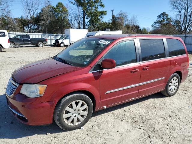 2C4RC1BG5DR558758 - 2013 CHRYSLER TOWN & COU TOURING RED photo 1