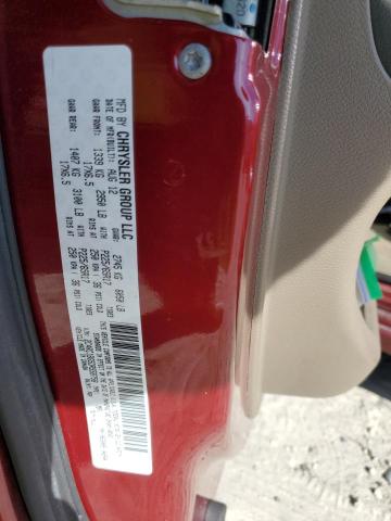 2C4RC1BG5DR558758 - 2013 CHRYSLER TOWN & COU TOURING წითელი ფოტო 13