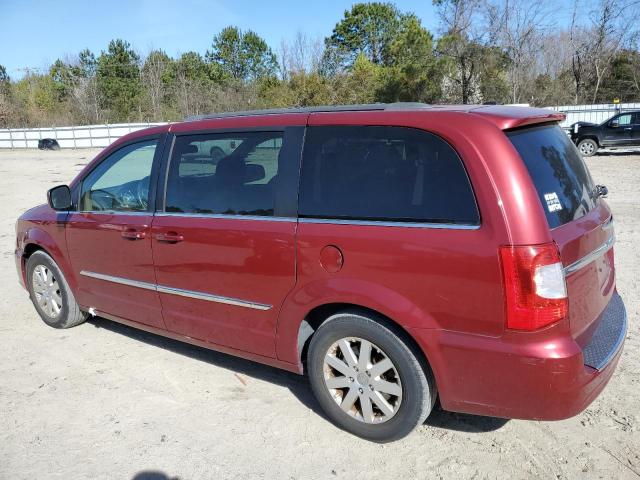 2C4RC1BG5DR558758 - 2013 CHRYSLER TOWN & COU TOURING წითელი ფოტო 2